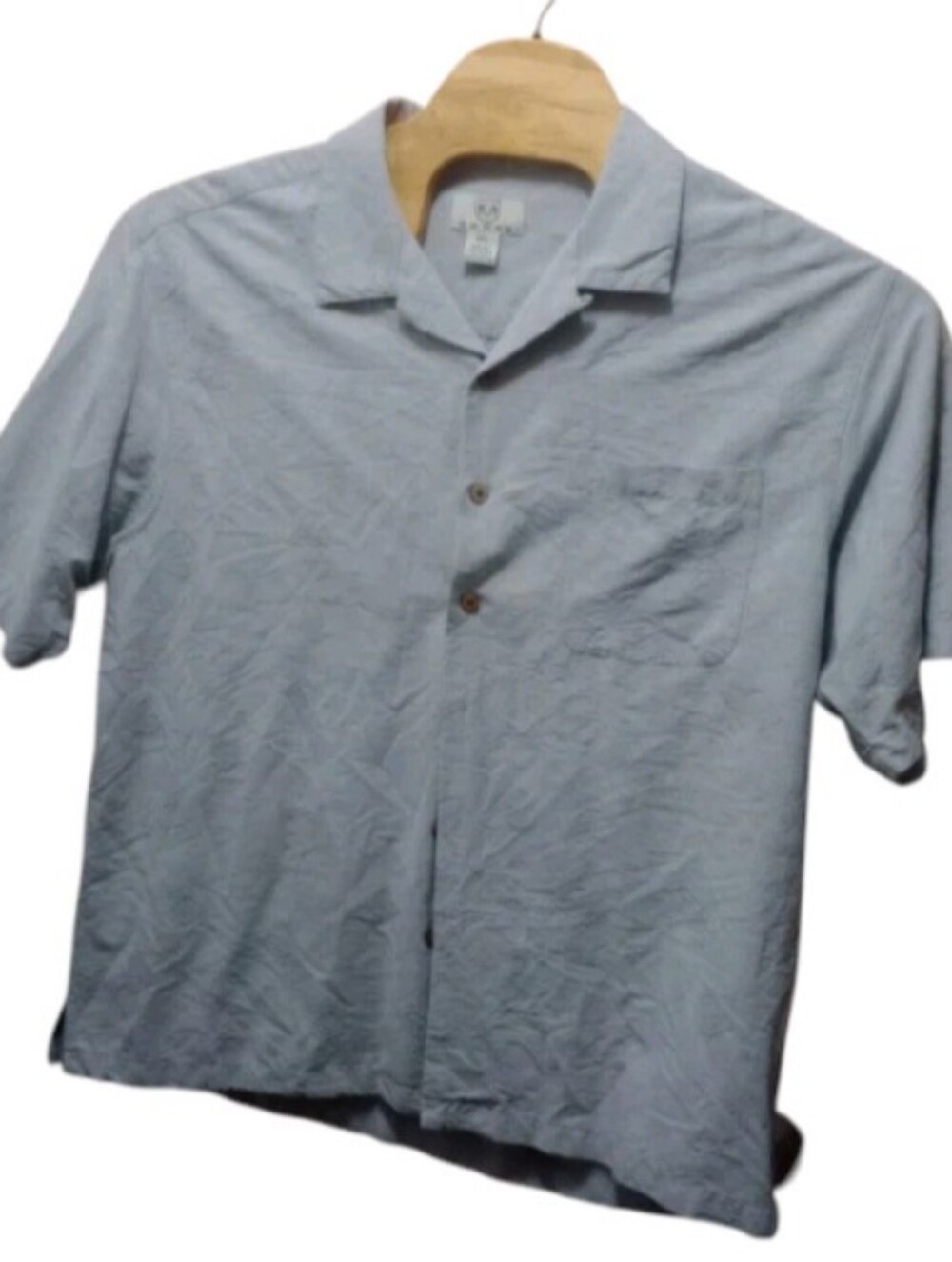Dodge Motorsports Men’s 2XL Silk Racing Shirt Gray Button Up Team Logo HTF